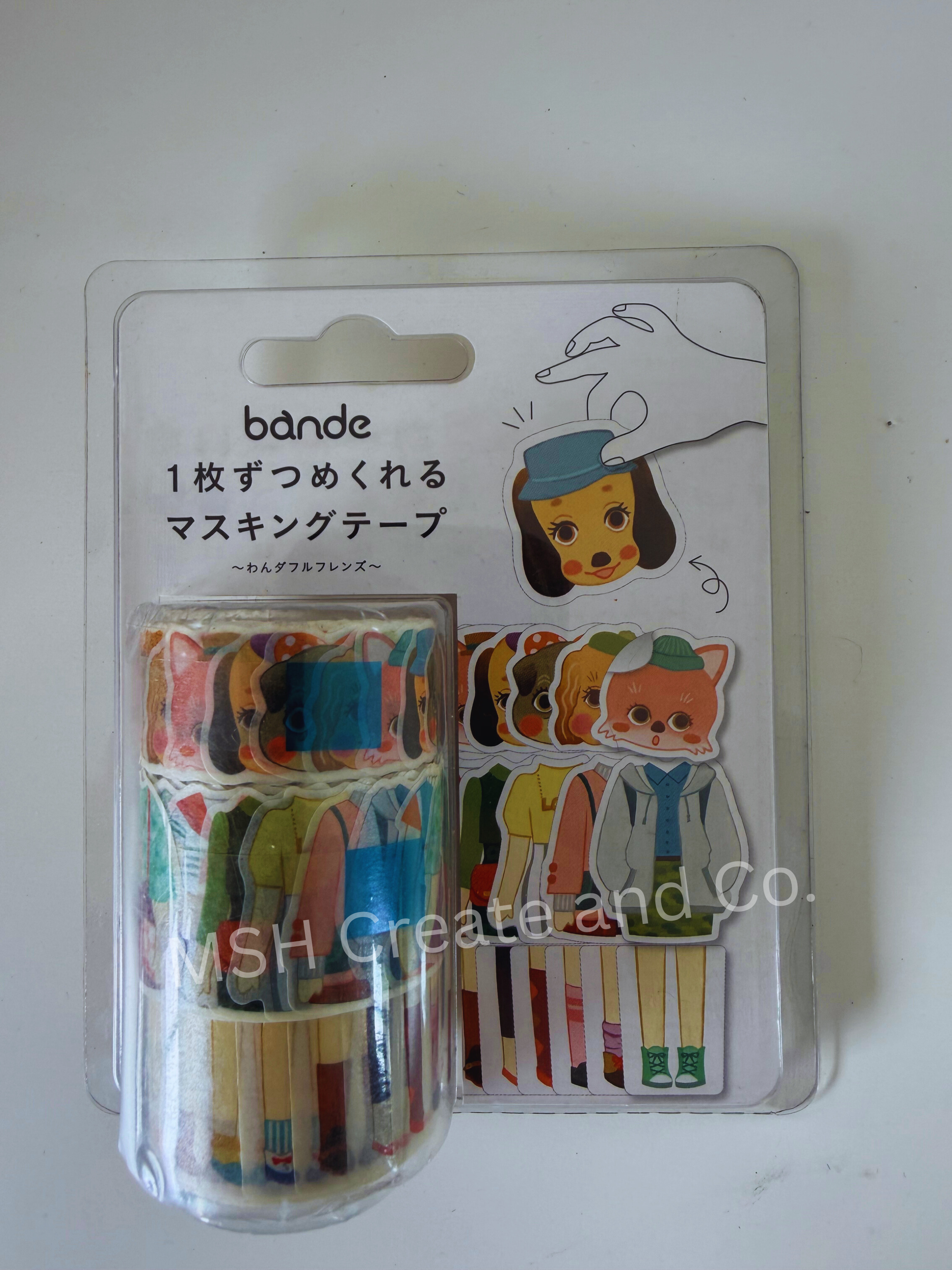 Bande Wonderful Dog Friends Set Dress-Up Roll Sticker