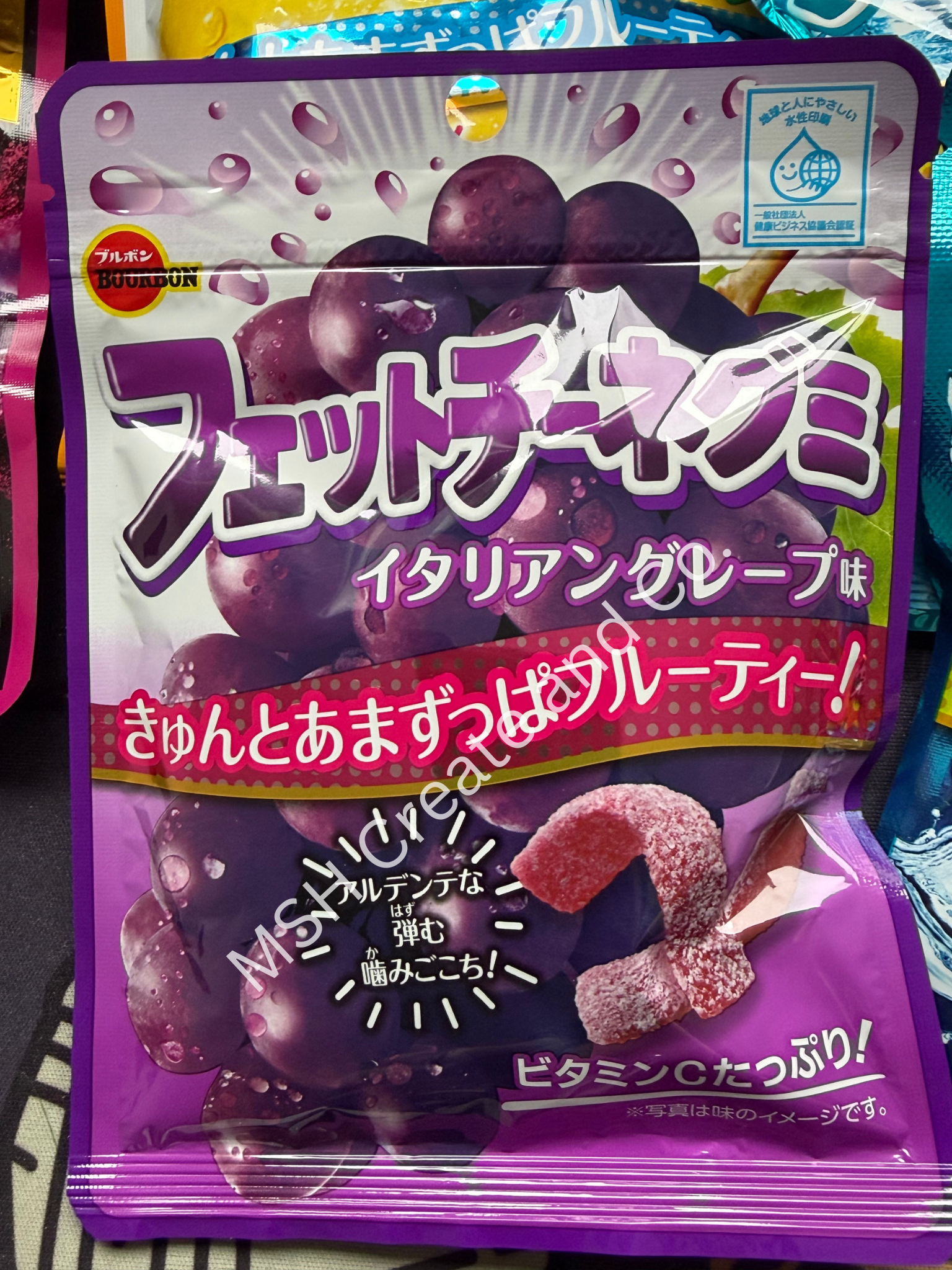 Bourbon Fettuccine Gummy – Grape (50g)
