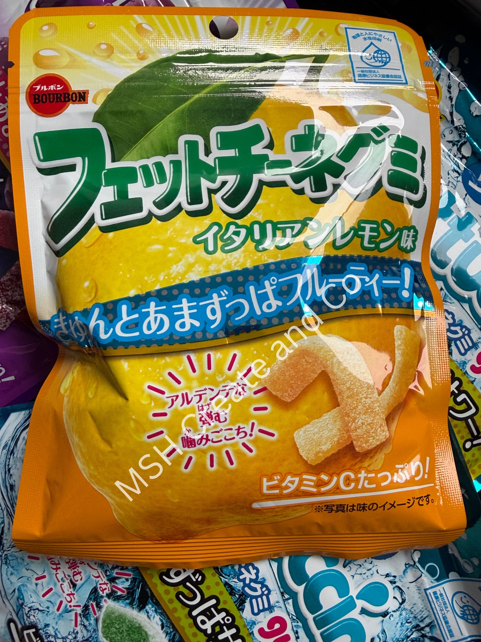 Bourbon Fettuccine Gummy – Italian Lemon (50g)