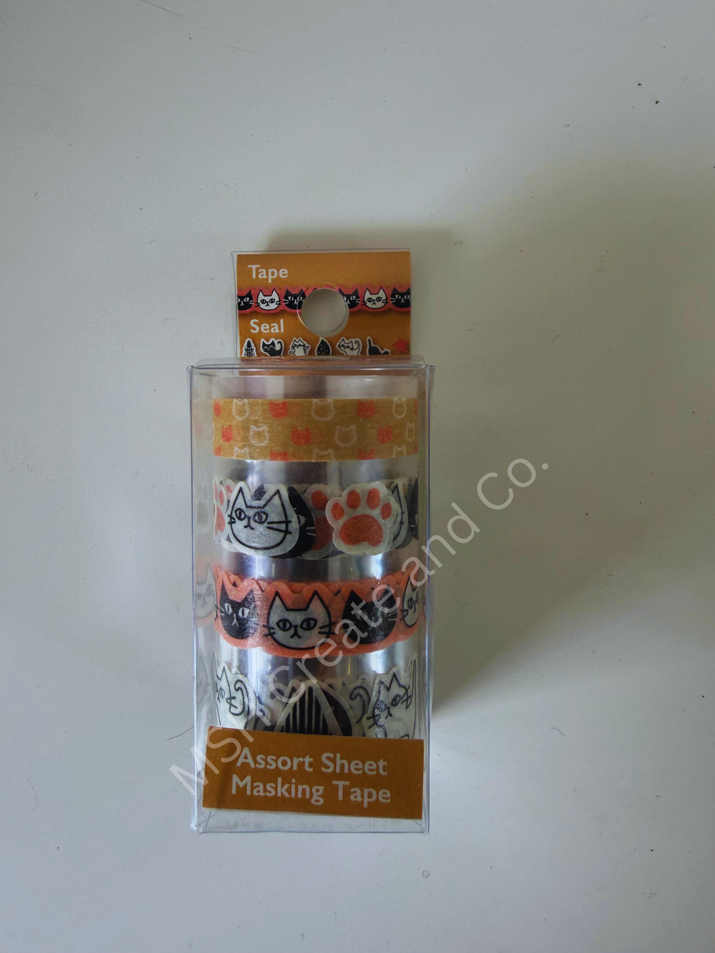 Cat Paw Set Assort Sheet Masking Tape
