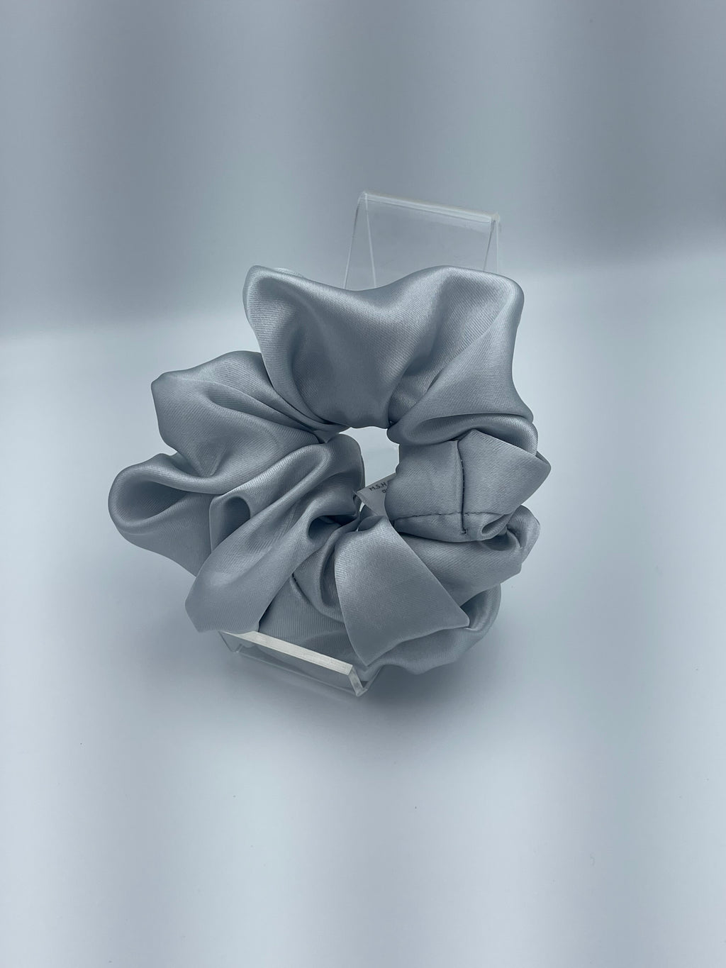 Handmade Satin Scrunchie - Gray