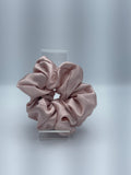 Handmade Satin Scrunchie - Rose Gold