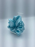 Handmade Satin Scrunchie - Sky Blue