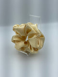 Handmade Satin Scrunchie - Yellow
