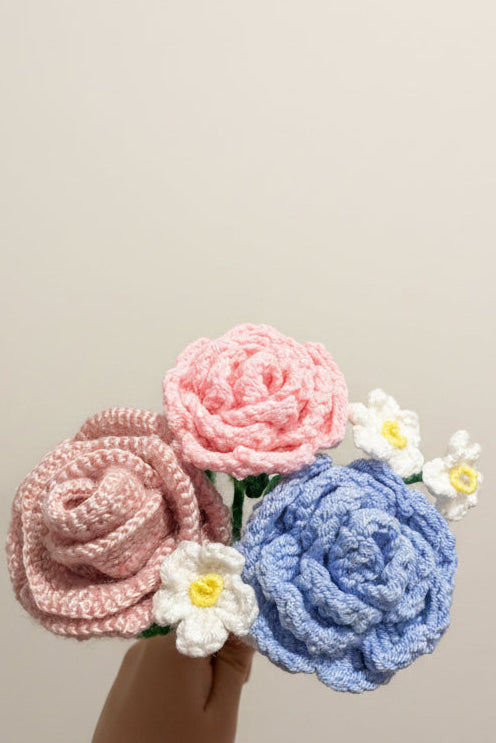 Handmade Crochet Flower Bouquet 🌸